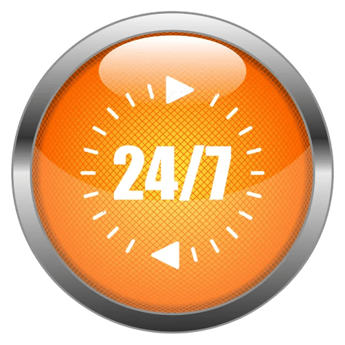 24/7 service
